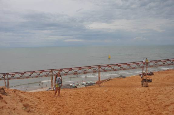 Passarela sobre as falésias em Canoa Quebrada - CE